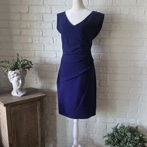 DVF Ruched Sheath Dress, 6, Work, Party, Wedding Guest